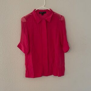 Elizabeth and James Fuchsia Blouse